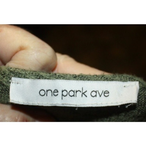 One Park Ave Women's Ribbed Sweater Tunic Sz Plus 2X Green LS Soft - Picture 8 of 8